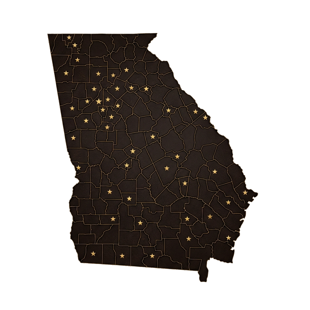 Georgia Service Areas Map