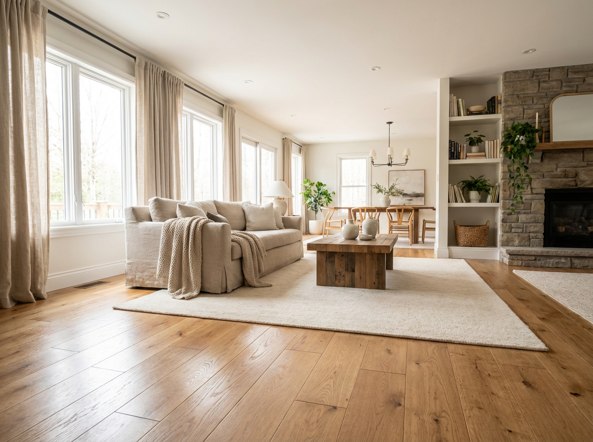 Hardwood flooring installation in Atlanta